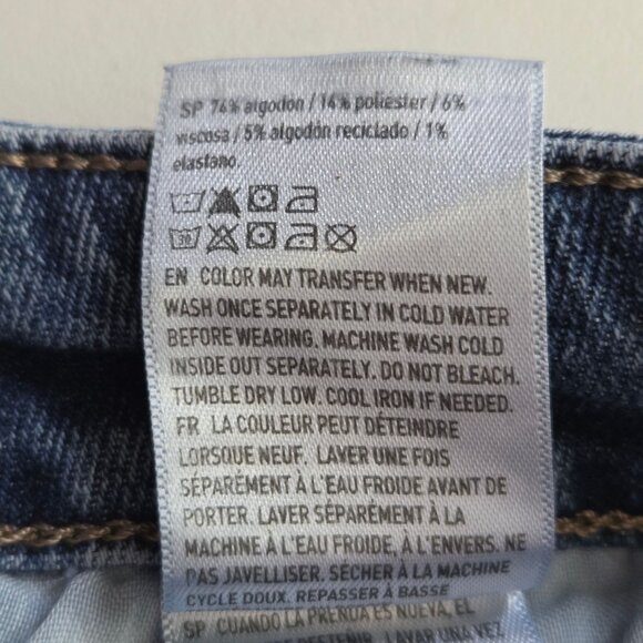 American Eagle Outfittters Mom Jeans Medium Wash Size 4 Regular - Picture 14 of 14